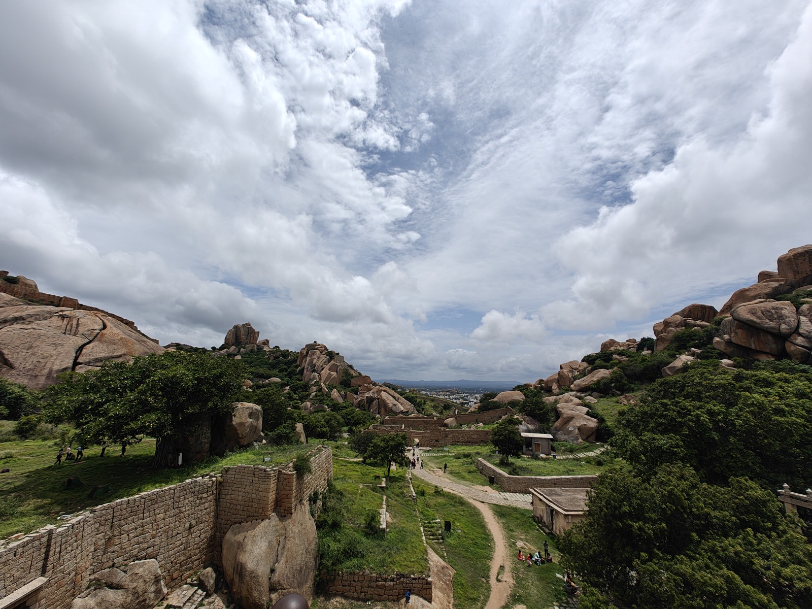 fort under an open sky