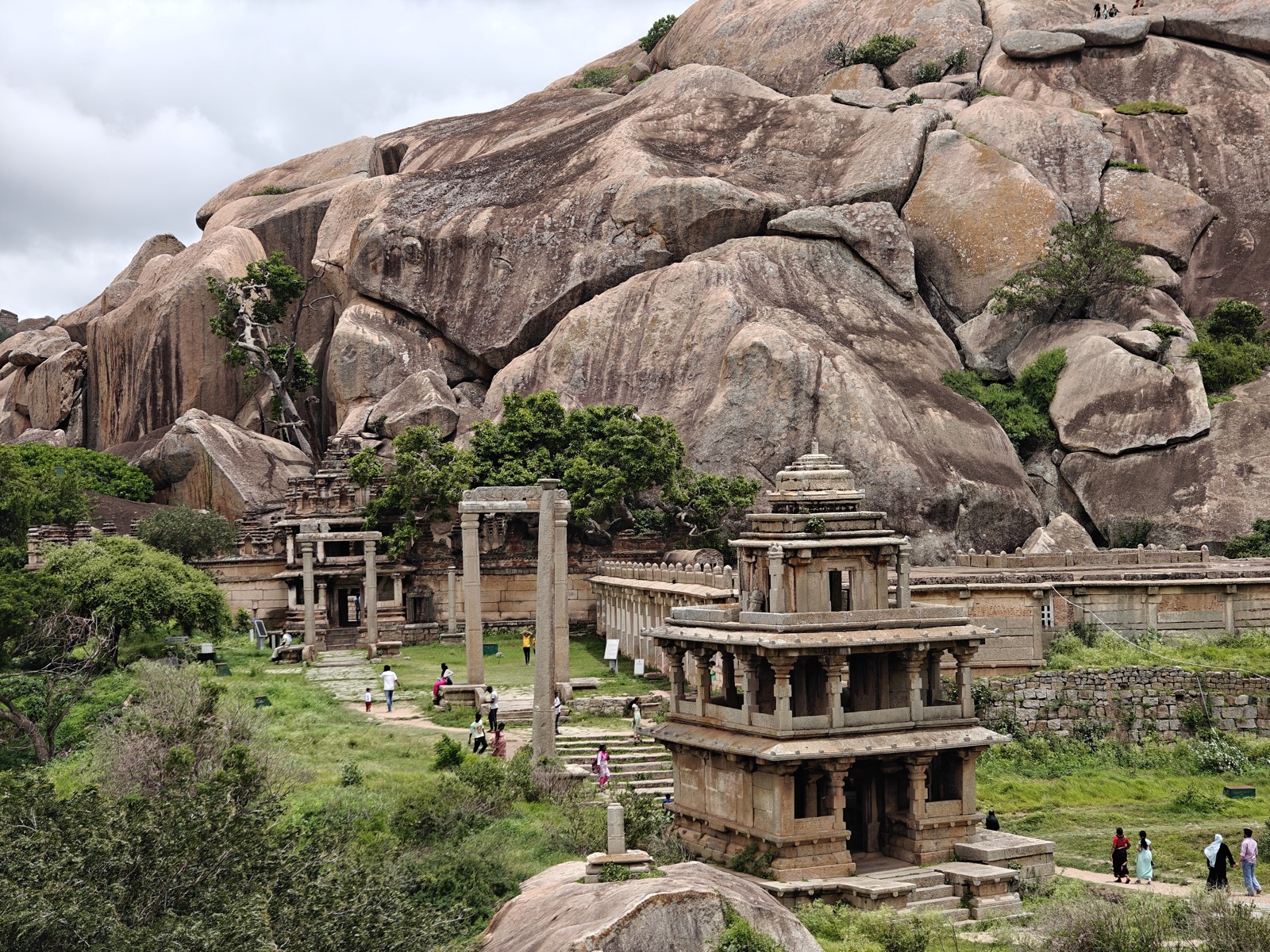 stone temple within the fort